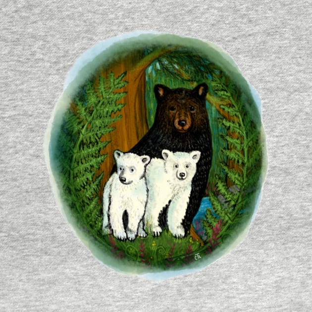 Spirit Bear Cubs by alepekaarts
